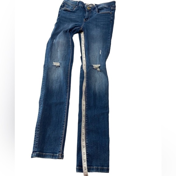 Trafaluc zara high rise skinny jeans jeggings like new woman’s size 8 - Picture 2 of 5